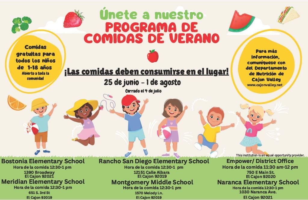 Summer Feeding Information SPAN